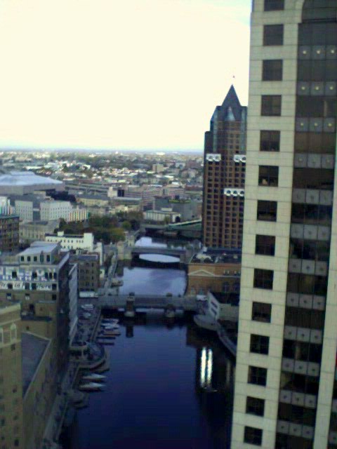 I LOVE THE WAY THE RIVER LOOKS FROM UP HERE
