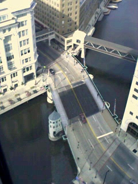 22 FLOORS UP AND CAN STILL SEE A REFLECTION NOT BAD